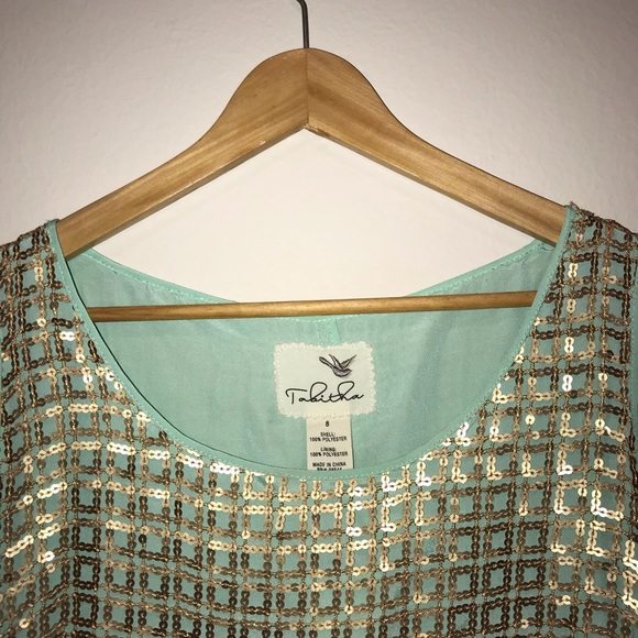 NWT Anthropologie Golden Pane Shift Dress - Picture 5 of 7